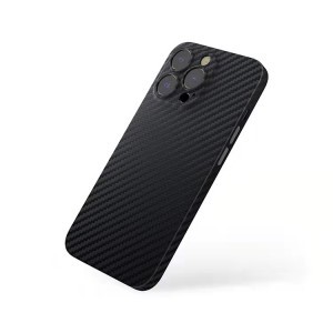iPhone 13 Pro Max karbon mintás TPU tok fekete színben