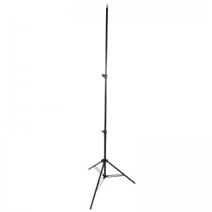 Alumínium lámpatartó stúdió állvány, vakuállvány 213cm, spigot fejjel, 1/4 csatlakozással (T19)-1