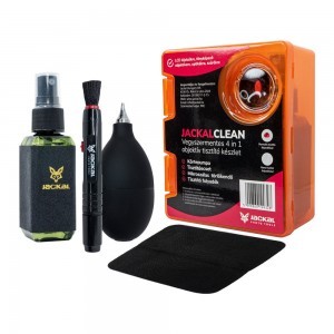 Jackal Clean 4in1 objektív, optika tisztító készlet - Normál tisztító folyadékkal