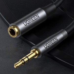 Ugreen AV190 AUX Jack audio adapter 3.5mm 3m fekete