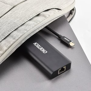 Choetech HUB adapter USB Type-C 6in1 100W PD fekete (HUB-M05)