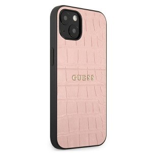 iPhone 13 mini Guess GUHCP13SPCRBPI Croco tok pink