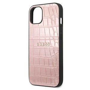 iPhone 13 mini Guess GUHCP13SPCRBPI Croco tok pink