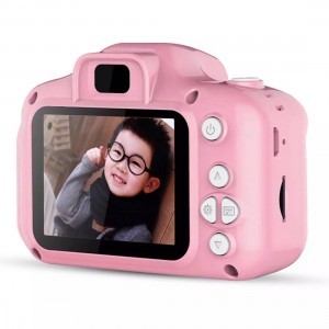 Digitális fényképezőgép gyerekeknek 1080p x2 pink