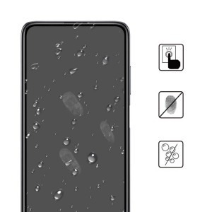 Xiaomi Redmi Note 9T 5G 5D Full Glue kijelzővédő üvegfólia fekete