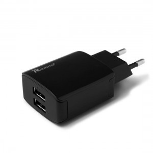 Reverse USB Type-C 2A 2xUSB hálózati töltő adapter + 1m U21 kábel