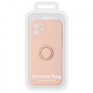 Xiaomi Mi 11 Pro Vennus Silicone Ring tok világos rózsaszín