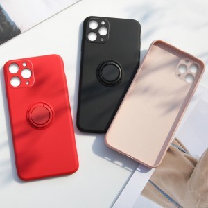 Xiaomi Mi 11 Pro Vennus Silicone Ring tok világos rózsaszín