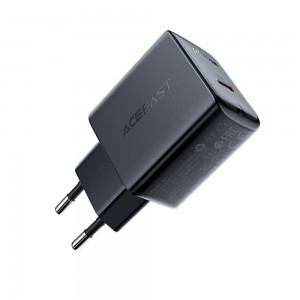 Acefast Fali hálózati töltő USB Type-C PD 20W 2,4A fekete