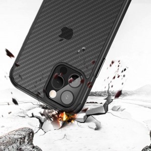 iPhone 13 Pro Sulada Carbon Fibre Hybrid tok fekete