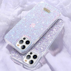 iPhone 11 Pro Max Sulada Luminous Glitter tok pink