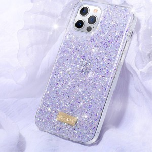 iPhone 11 Sulada Luminous Glitter tok lila