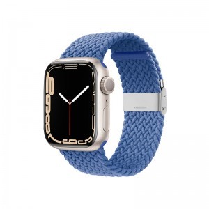Apple Watch 38/40/41 mm Crong Wave Band Fonott szíj kék