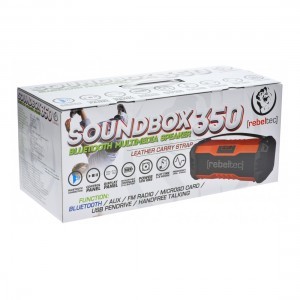 Rebeltec Bluetooth hangszóró SoundBOX 350 narancssárga