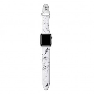 Apple Watch 38/40/41 mm nyomtatott szilikon szíj márvány mintás