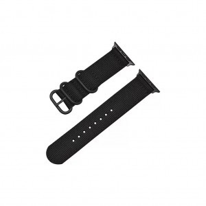 Apple Watch 38/40/41 mm szőtt műanyag szíj fekete