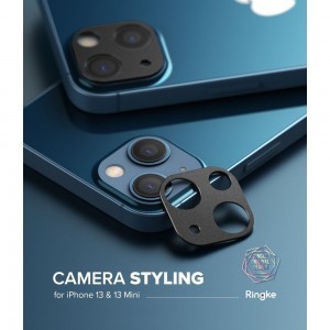 iPhone 13 / 13 Mini Ringke hátlapi kameralencse védő keret fekete