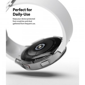 Samsung Galaxy Watch 4 40 mm Ringke Slim tok 2x átlátszó/fekete