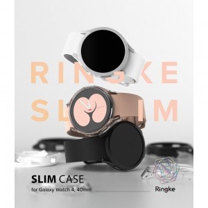 Samsung Galaxy Watch 4 40 mm Ringke Slim tok 2x átlátszó/fekete