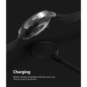 Samsung Galaxy Watch 4 44 mm Ringke Slim tok 2x átlátszó/szürke
