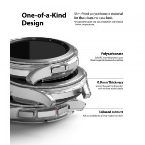Samsung Galaxy Watch 4 Classic 42 mm Ringke Slim tok 2x átlátszó