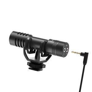 LituFoto Video Mic VV1 puskamikrofon 3.5mm jack csatlakozóval (fekete)-16