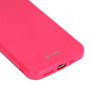 iPhone 12/ 12 Pro Jelly szilikon tok pink
