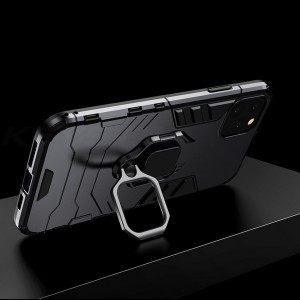iPhone 7/8/SE 2020 Ring Armor tok kihajtható támasszal fekete