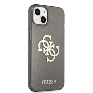 iPhone 13 Mini Guess GUHCP13SPCUGL4GBK Big 4G Glitter tok fekete