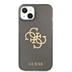 iPhone 13 Mini Guess GUHCP13SPCUGL4GBK Big 4G Glitter tok fekete