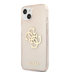 iPhone 13 Mini Guess GUHCP13SPCUGL4GGO Big 4G Glitter tok arany
