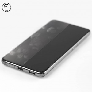 Samsung Galaxy A03S MyScreen Diamond Lite Edge 5D kijelzővédő üvegfólia fekete