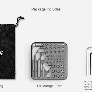 SmallRig csavar és imbuszkulcs tárolólemez készlet (MD3184)-8