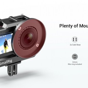 SmallRig Cage DJI Osmo Action akciókamerához (mikrofonadapterrel kompatibilis) (CVD2475)-1