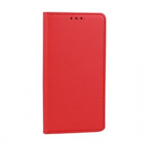 Samsung A20E Telone mágneses fliptok piros