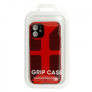 iPhone 12 Tel Protect Grip tok piros
