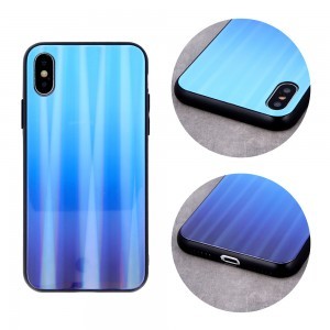 iPhone 7 / 8 / SE 2020 /SE 2022 Aurora Glass tok kék