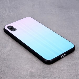 iPhone 7 / 8 / SE 2020 /SE 2022 Aurora Glass tok kék-rózsaszín