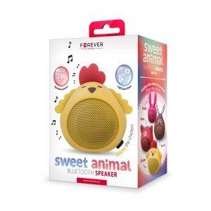 Forever Sweet Animal Chicken Chicky ABS-100 Bluetooth hangszóró sárga