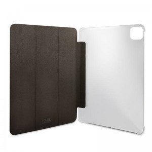 iPad Pro 11'' 2021 Karl Lagerfeld Saffiano Karl és Choupette Heads tok fekete (KLFC11OKCK)