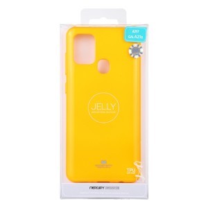 Samsung A32 5G Mercury Jelly szilikon tok sárga