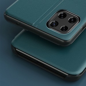 Samsung Galaxy A22 5G Eco Leather View Case intelligens fliptok fekete