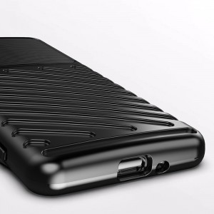 Sony Xperia 5 III Thunder fokozott védelmet biztosító flexibilis TPU tok fekete