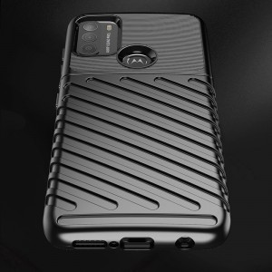 Motorola Moto G50 Thunder fokozott védelmet biztosító flexibilis TPU tok fekete