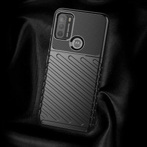 Motorola Moto G50 Thunder fokozott védelmet biztosító flexibilis TPU tok fekete
