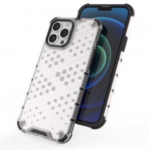 iPhone 13 Pro Max Honeycomb armor TPU tok átlátszó