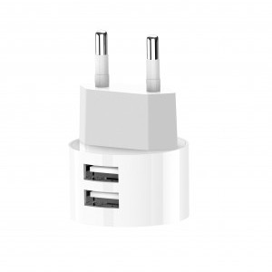 XO fali töltő adapter L62 2x USB 2.4A fehér