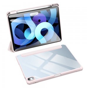 iPad Air 4 2020 10.9'' / 5 2022 Dux Ducis Toby Wallet tok rózsaszín