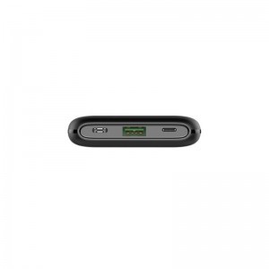 Powerbank 10000mAh USB 22,5W + USB-C 20W fekete