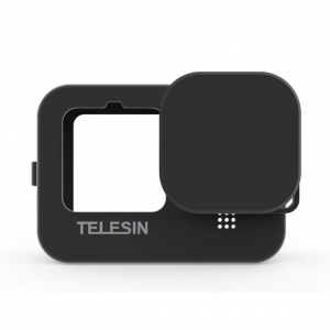 TELESIN szilikon tok GoPro Hero 9 / Hero 10 / Hero 11 akciókamerákhoz fekete (GP-HER-041-BK)